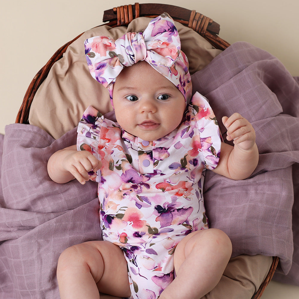 Blushing Beauty Organic Oversized Bow - View 7