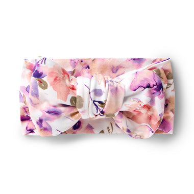 Blushing Beauty Organic Oversized Bow | Snuggle Hunny
