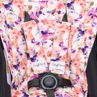 Blushing Beauty Universal Pram Strap Covers | Snuggle Hunny