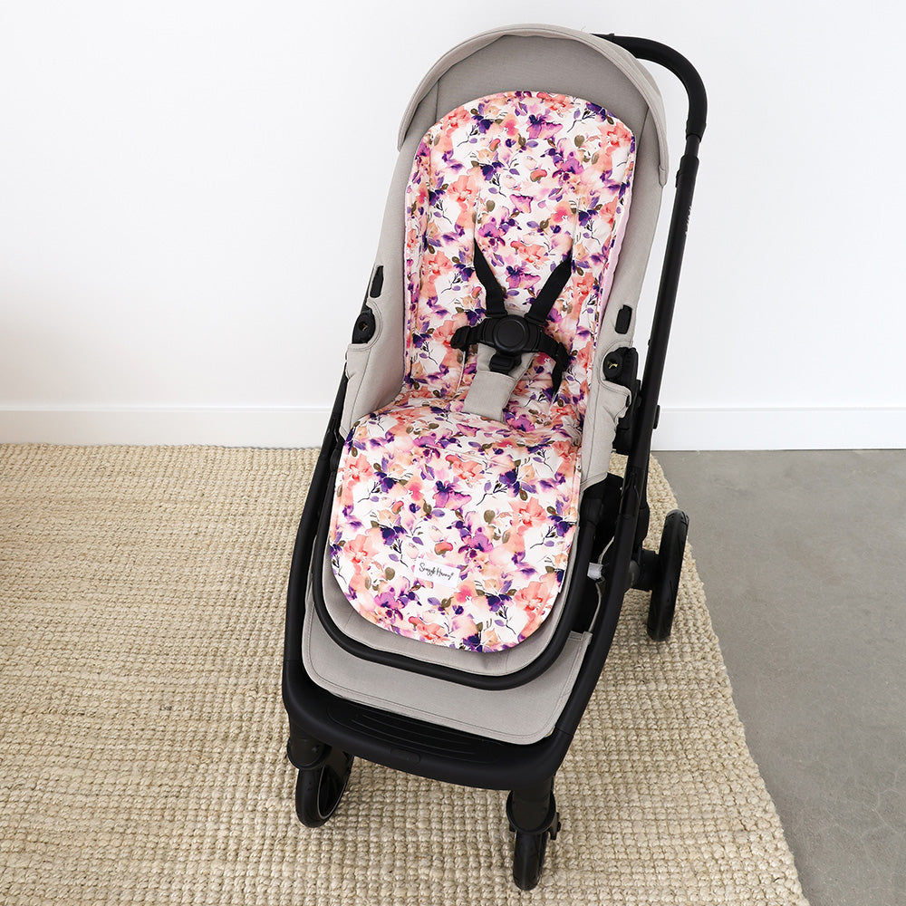 Blushing Beauty Universal Organic Pram Liner - View 3