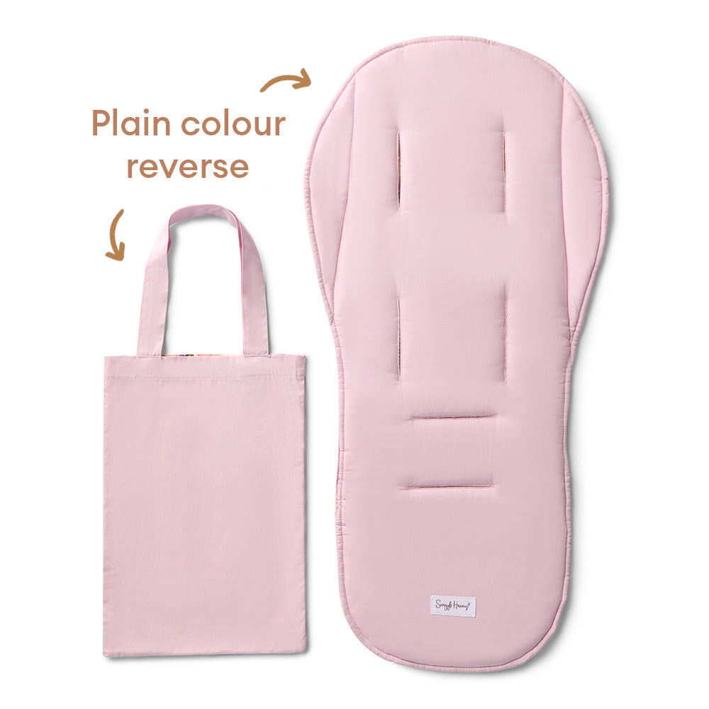 Blushing Beauty Universal Organic Pram Liner - View 7
