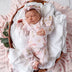 Boots & Bows Organic Snugglesuit Convertible Romper with Frill | Snuggle Hunny