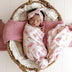Boots & Bows Organic Jersey Wrap & Topknot Set | Snuggle Hunny