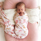 Boots & Bows Organic Jersey Wrap & Topknot Set - Thumbnail 10