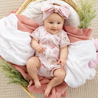 Boots & Bows Organic Snuggle Shortie | Snuggle Hunny