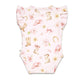 Boots & Bows Short Sleeve Organic Bodysuit with Frill - Thumbnail 9