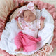 Boots & Bows Short Sleeve Organic Bodysuit with Frill - Thumbnail 7