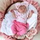 Boots & Bows Short Sleeve Organic Bodysuit with Frill - Thumbnail 13