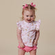 Boots & Bows Organic Short Sleeve Top with Frill - Thumbnail 11