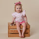 Boots & Bows Organic Short Sleeve Top with Frill - Thumbnail 4