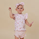 Boots & Bows Organic Short Sleeve Top with Frill - Thumbnail 17