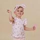 Boots & Bows Organic Short Sleeve Top with Frill - Thumbnail 7