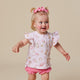 Boots & Bows Organic Short Sleeve Top with Frill - Thumbnail 8
