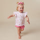 Boots & Bows Organic Short Sleeve Top with Frill - Thumbnail 9