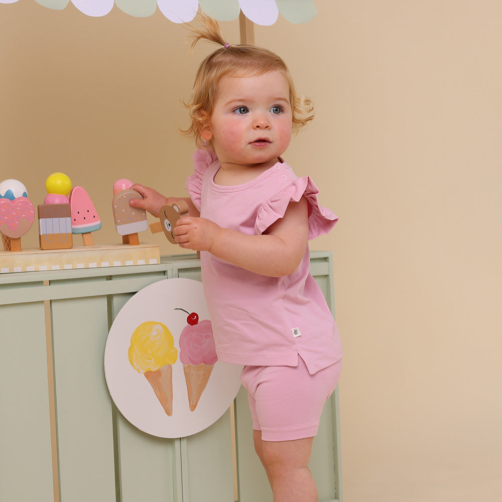 Bubblegum Organic Bike Shorts - View 4