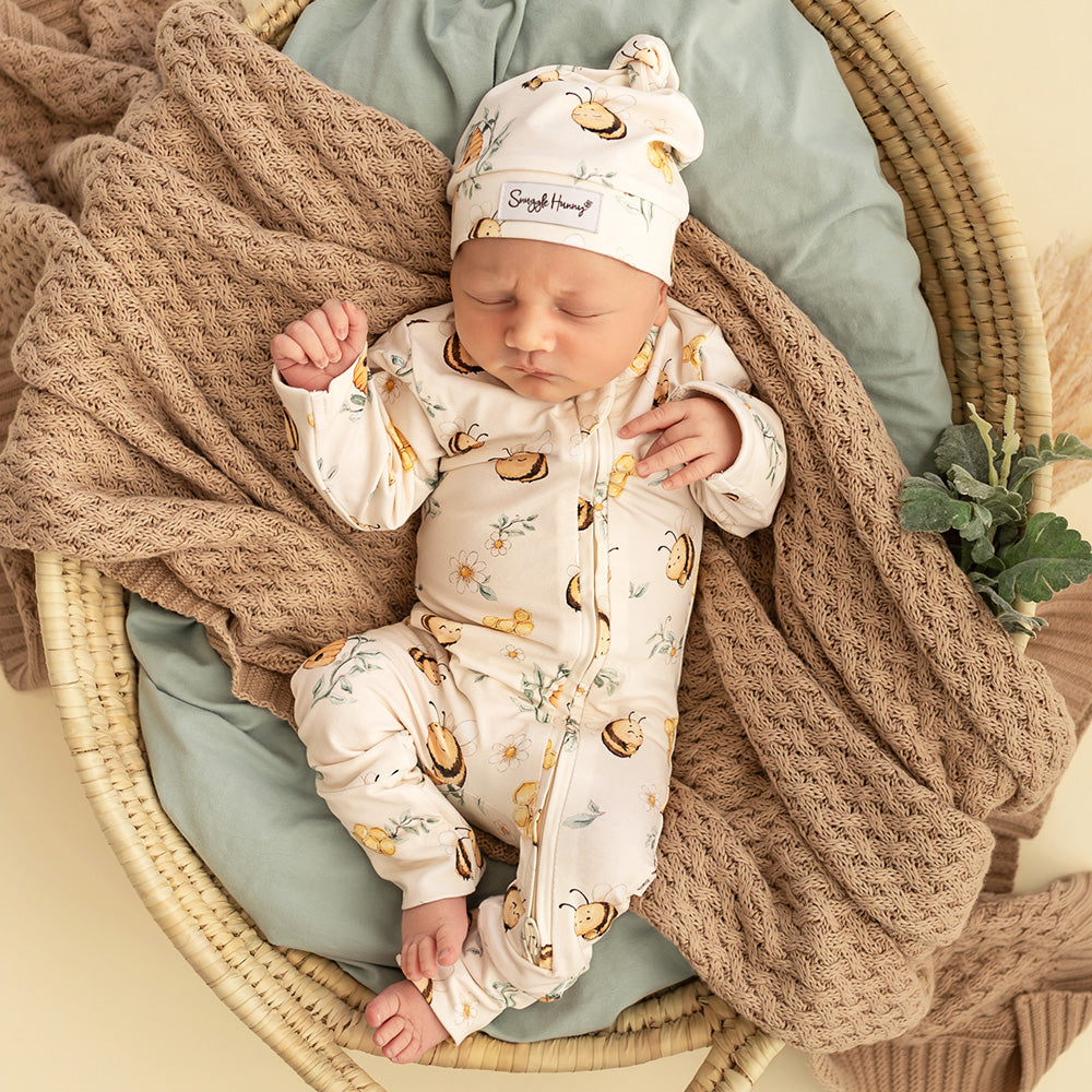 Bumblebees Organic Snugglesuit Convertible Romper - View 3