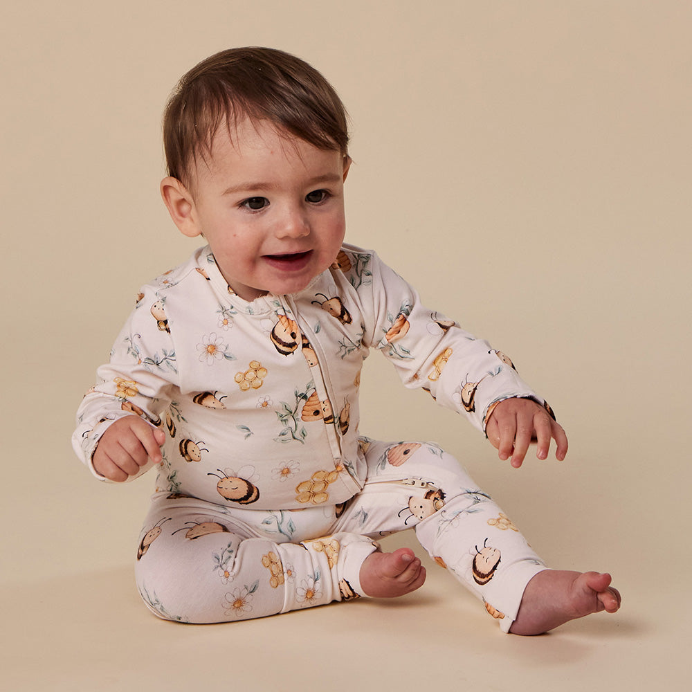 Bumblebees Organic Snugglesuit Convertible Romper - View 7