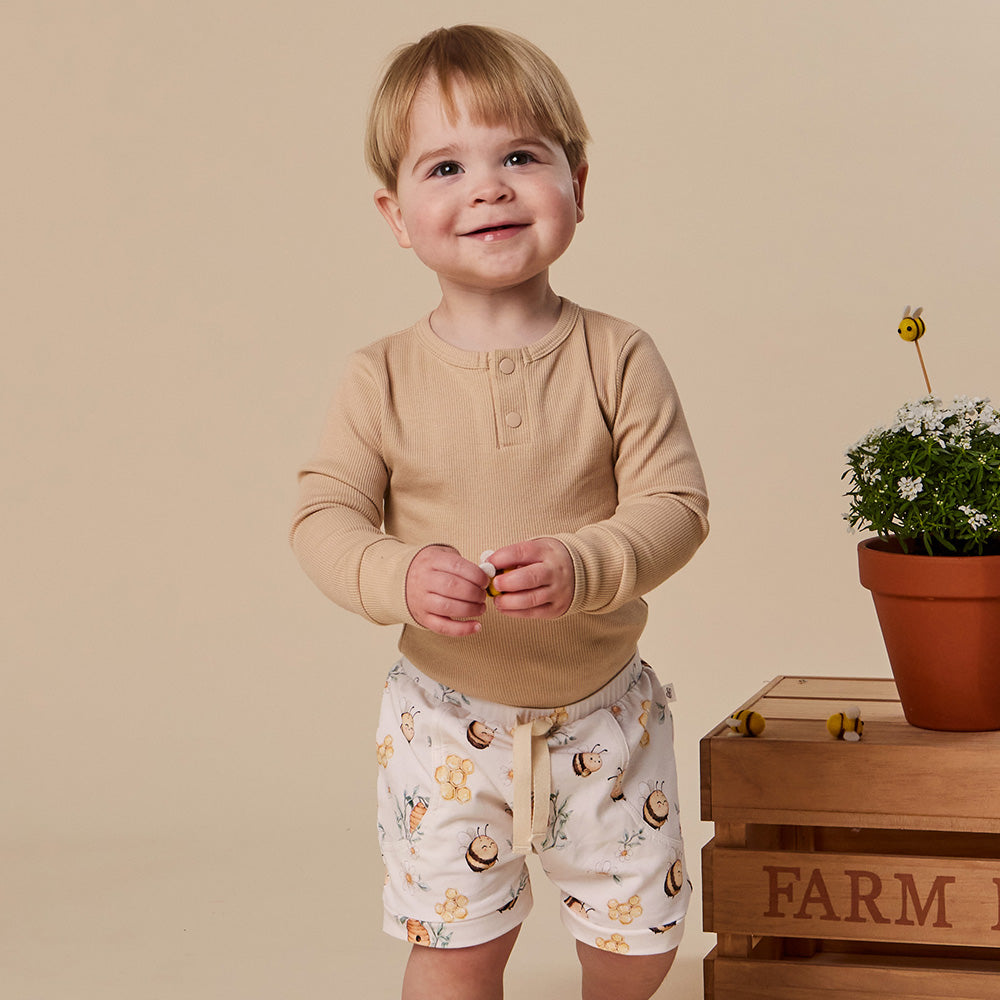 Bumblebees Organic Shorts - View 1