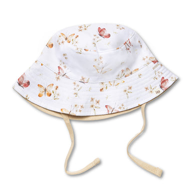 Butterfly Reversible Cotton Bucket Hat | Snuggle Hunny