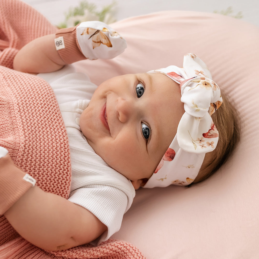 Butterfly Organic Cotton Mittens - View 6