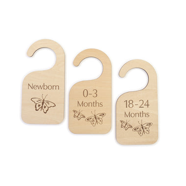 Butterfly Wooden Wardrobe Dividers | Snuggle Hunny
