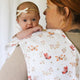 Butterfly Organic Cotton Burp Cloth - Thumbnail 4