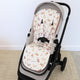 Bundle - Butterfly Pram Liner & Strap Cover Set - Thumbnail 2