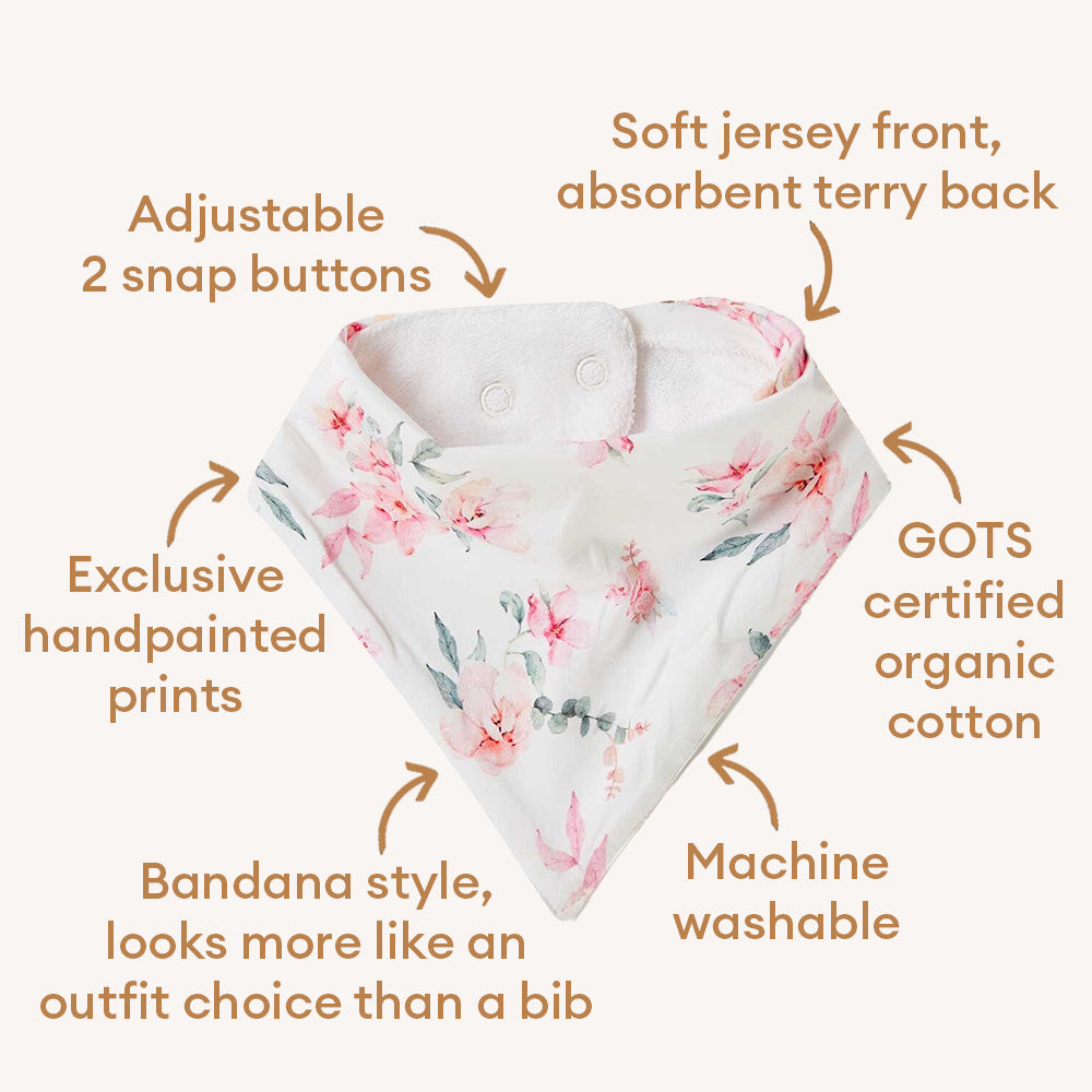 Camille Organic Dribble Bib - View 4