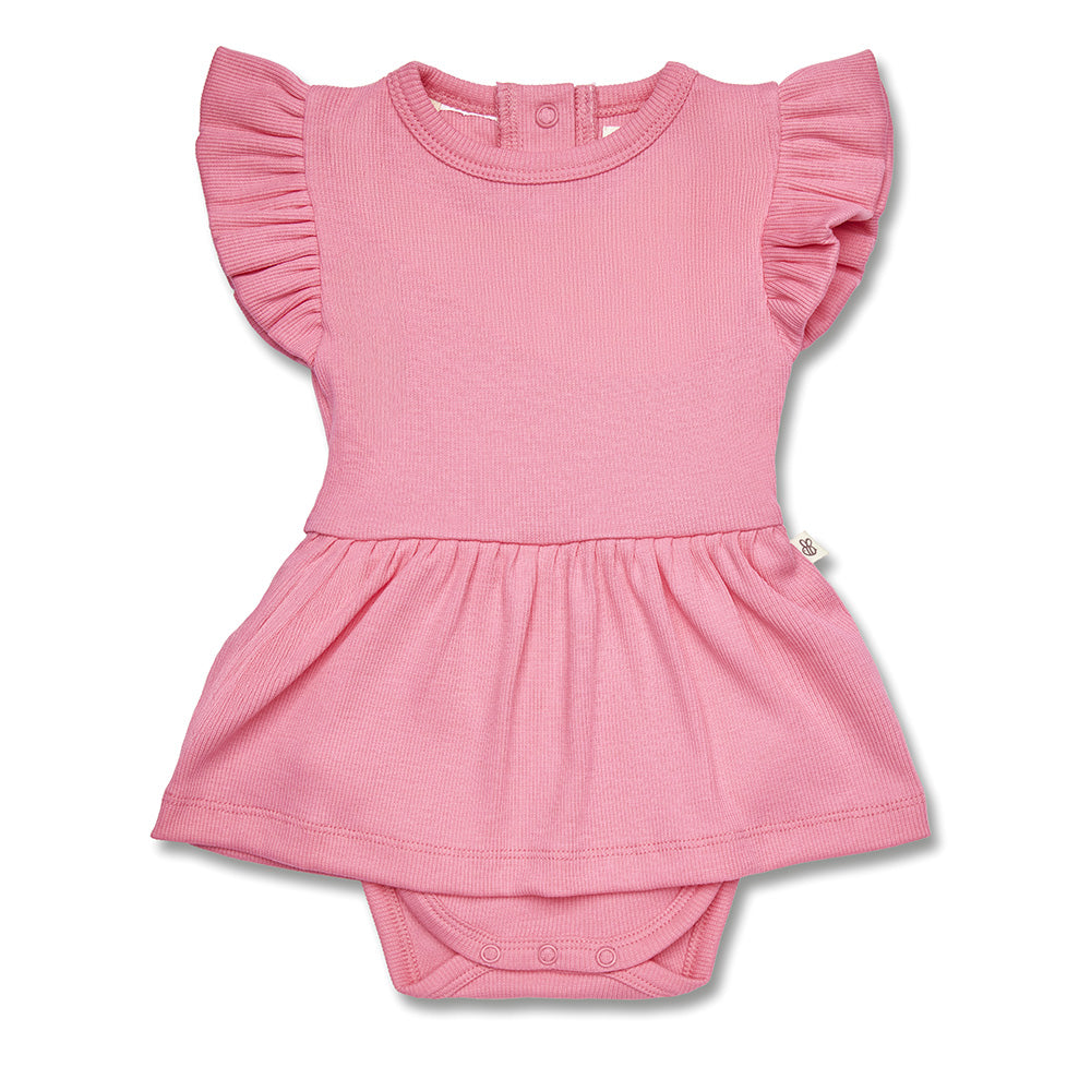 Candy Short Sleeve Organic Dress - View 2