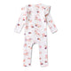 Carousel Organic Snugglesuit Convertible Romper with Frill - Thumbnail 13