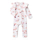 Carousel Organic Snugglesuit Convertible Romper with Frill - Thumbnail 2