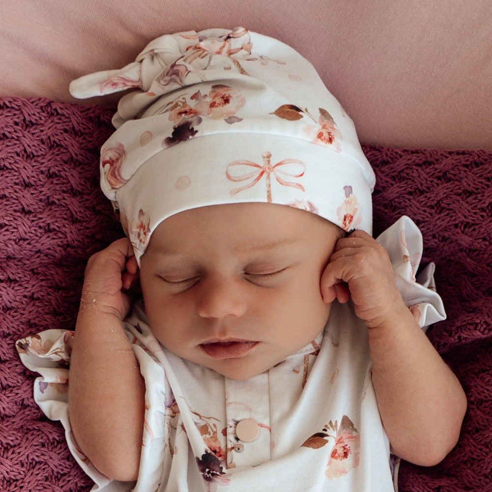 Carousel Organic Knotted Beanie - View 1