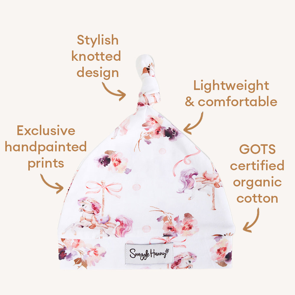 Carousel Organic Knotted Beanie - View 5