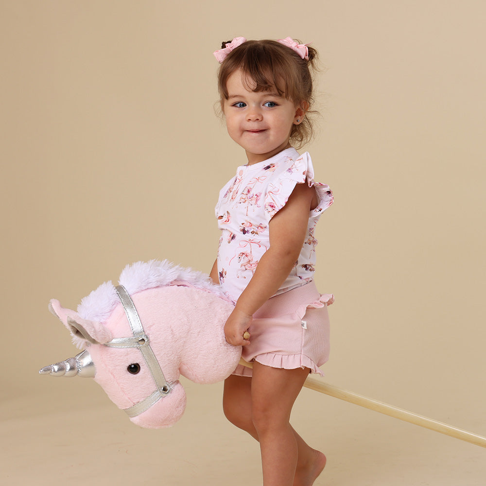 Baby Pink Organic Bloomers - View 6