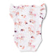 Carousel Short Sleeve Organic Bodysuit with Frill - Thumbnail 15
