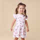 Carousel Short Sleeve Organic Dress - Thumbnail 4