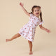 Carousel Short Sleeve Organic Dress - Thumbnail 1