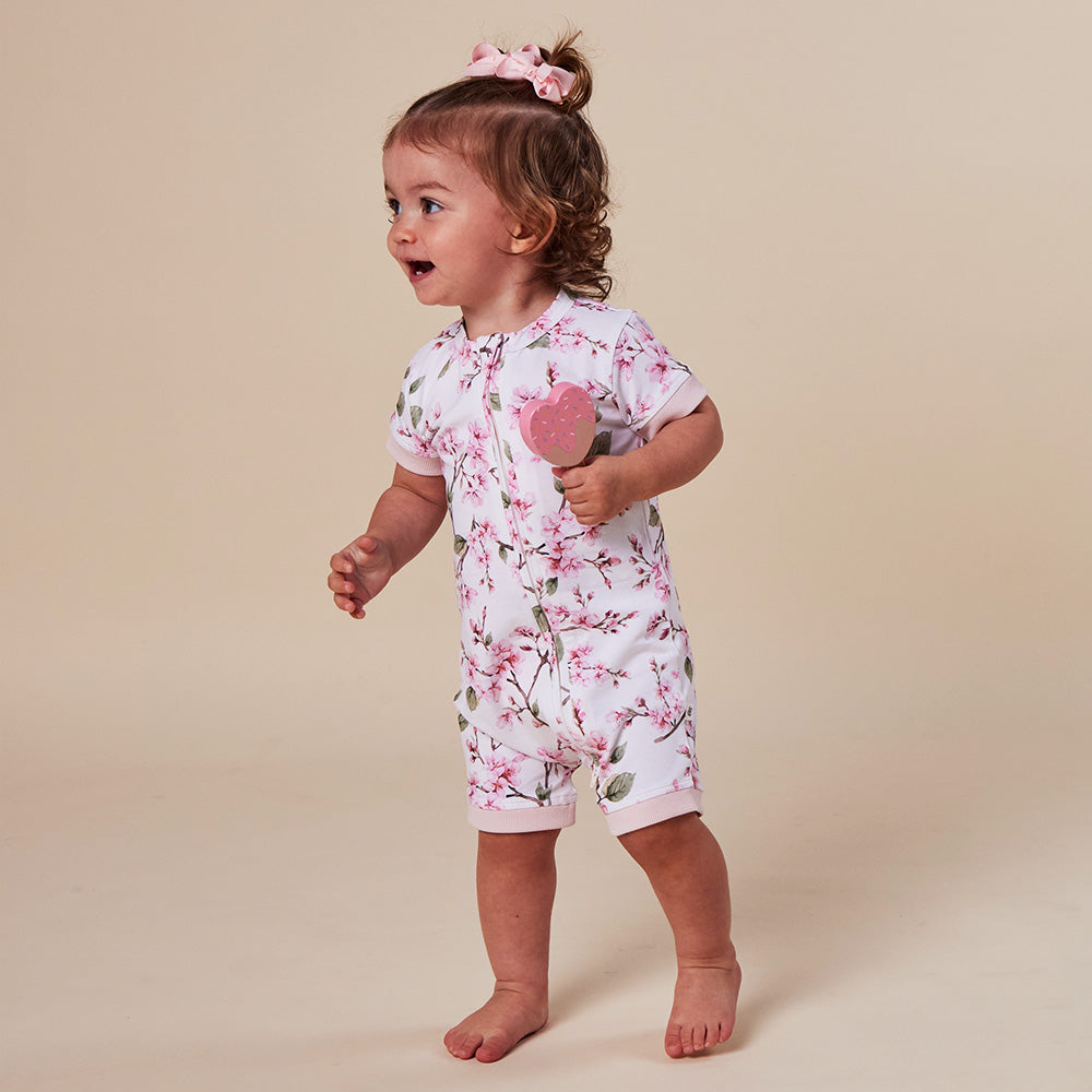 Cherry Blossom Organic Snuggle Shortie - View 10
