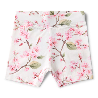 Cherry Blossom Organic Bike Shorts | Snuggle Hunny