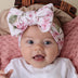 Cherry Blossom Organic Oversized Bow