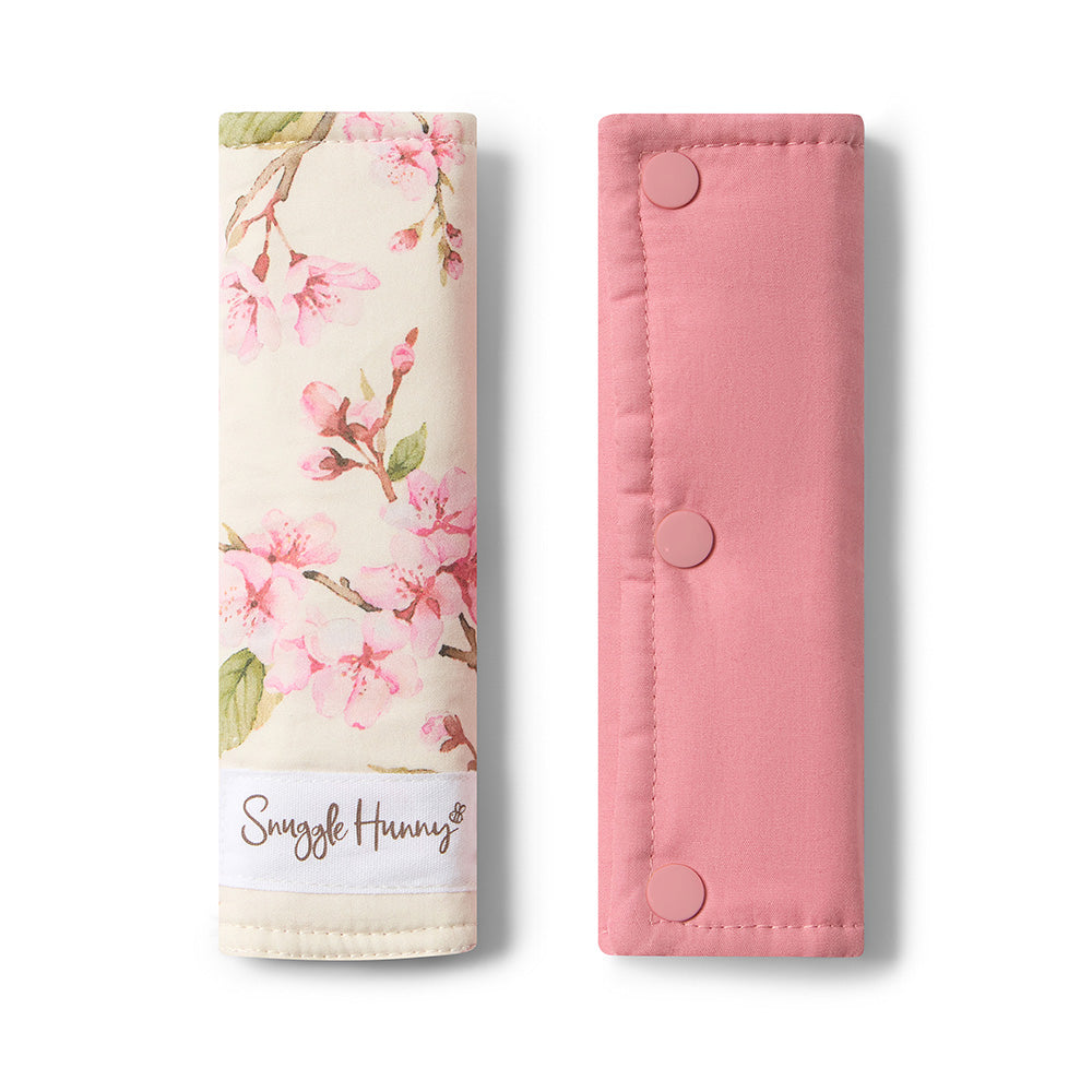 Cherry Blossom Universal Reversible Pram Strap Covers - View 1