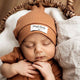 Chestnut Ribbed Organic Knotted Beanie - Thumbnail 1
