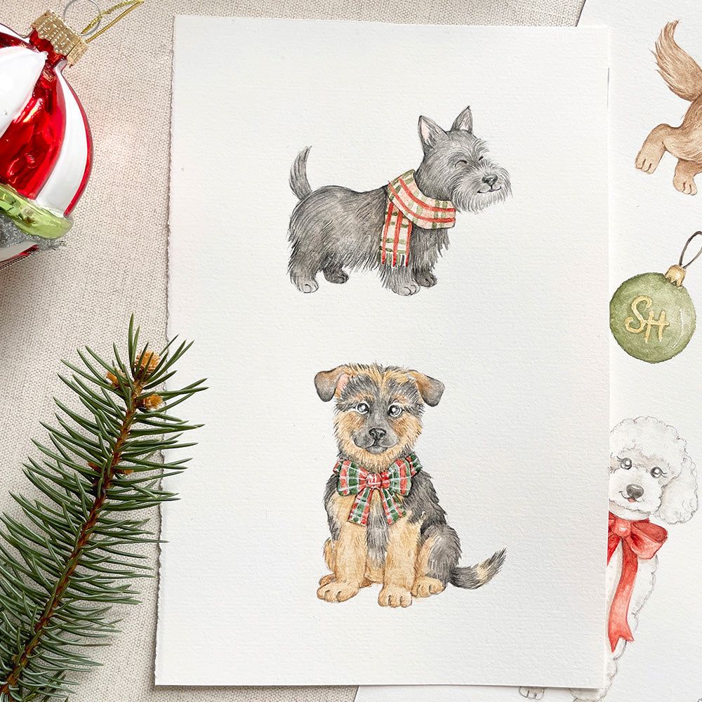 Christmas Pups Organic Short Sleeve Top - View 10