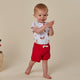 Red Organic Shorts - Thumbnail 3