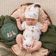 Christmas Pups Short Sleeve Organic Bodysuit - Thumbnail 4