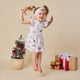 Christmas Pups Short Sleeve Organic Dress - Thumbnail 5