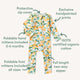 Citrus Squeeze Organic Snugglesuit Convertible Romper - Thumbnail 9