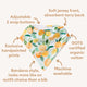 Citrus Squeeze Organic Dribble Bib - Thumbnail 4
