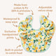Citrus Squeeze Frill Snuggle Bib - Thumbnail 4
