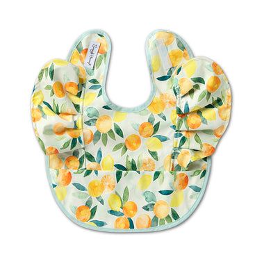 Citrus Squeeze Frill Snuggle Bib | Snuggle Hunny